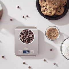URBANFIX Stainless Steel Digital Kitchen Weighing Scale & Food Weight Machine for Diet, Nutrition, Health, Fitness, Baking & Cooking (5Kgs, Stainless Steel, 2 Years Warranty)