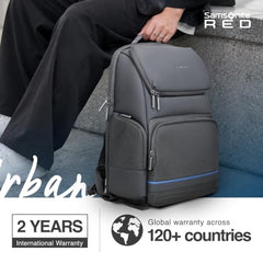 Samsonite Urbane | 16'Laptop Compartment| 25.6 L Volume| Multiple Compartment| Sleek Design |Work Backpack | Grey | 2 Years International Warranty