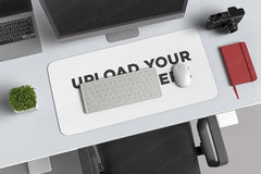 Custom Desk Mat | Personalized Extended Mouse Pad with Your Photo, Logo or Design | Large 11x23 inches Size | Non-Slip Rubber Base & Smooth Surface | Perfect for Gaming, Office & Work From Home