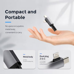Verilux® 2 in 1 Audio Adapter USB C and Light to 3.5mm Jack Converter