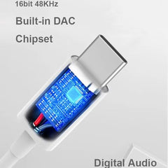 Type C to 3.5mm Audio Jack Connector with DAC Headphone Converter Adapter Compatible with iPhone 15 Pro Max/15Pro/15Plus Series/Galaxy/OnePlus/Google/Nothing & Other Type C Phones, Warranty