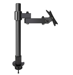 SYGA Monitor Stand Arm Desk Mount Fully Height Adjustable Bracket with C-Clamp & Gronment 180 Tilt Rotation Supports 14 to 27 Inch Monitors and TV (40CM)