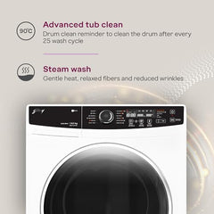 Godrej 9 Kg 5 Star with 5 Years Comprehensive Warranty, Steam Wash, Digi Inverter Motor, 1400 RPM Spin Motor, Fully Automatic Front Load Washing Machine (WFEON ZUS 9014 5.0 IDCRM GLWH, Glacial White)