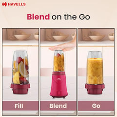 Havells Nutri Power Blender 350 W Mixer Grinder| 1 Speed Switch| Air Vent Technology| Stainless Steel Blade| 2Yrs Manufacturer Warranty (Mint Green)