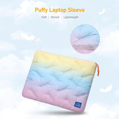 House of Quirk Laptop Sleeve Bag 13-14 Inch | Fashion Waterproof Soft Laptop Sleeve Case for Women & Girls | Lightweight Protective Computer Bag for Office, School & Travel (Purple)