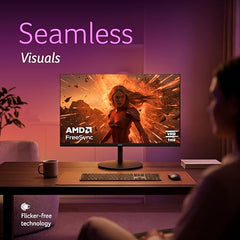 Acer SH242Y P1 23.8 Inch FHD IPS Gaming Monitor I 144Hz Refresh Rate I 1ms VRB I USB Type-C 65W PD I AMD FreeSync I Ultra Slim Design I ErgoStand I HDMI I Built-in Speakers I VisionCare Technology