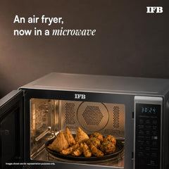 IFB 28 L Air Fry Convection Microwave with 5 in 1 Versatility Bake, Grill, Roast, Reheat, Combi-Cook Mode, Paneer/Ghee Modes, 300 Auto Cook Menus (28SC5, Silver, Auto Defrost,10 Power Levels)