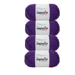 WOAFASHIONS - World of Arts Impulse Hand Knitting & Crochet Yarn, Premium Acrylic, 4 : Medium (Anchor Grey) (100gms / 3.5oz / 200mtr / 218yds)