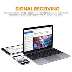 Techie USB Wi-Fi Adapter 600Mbps with Bluetooth 4.2 Dual Band USB 2.0