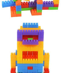 Syga 100 Pcs Toy Building Bricks Educational Game Blocks Kit for Age 3+ Children (Transparent Bag)