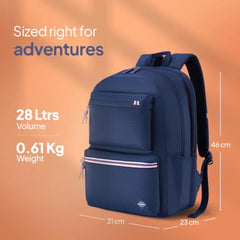 American Tourister Riley | Laptop Backpack | 15.6" Laptop Bag | 2 Compartments + 2 Front Pockets | Unisex | Orange | 1 Year Global Warranty
