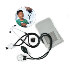 Dishan Manual Aneroid Doctor D Blood Pressure Monitor with Adult Cuff & H.das Double Stethoscope – Standard Adult Size BP Machine for Home, Doctor & Clinical Use