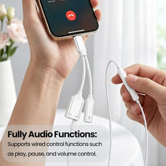 Verilux 3 in 1 Type C to 3.5mm Audio Splitter Headphone Adapter 60W PD