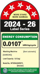 Samsung 8.5 Kg 5 Star Semi Automatic Top Load Washing Machine (WT85B4200GD/TL,DARK GRAY)