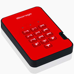 iStorage diskAshur2 256-bit 256GB USB 3.1 secure encrypted solid-state drive - Black IS-DA2-256-SSD-256-B