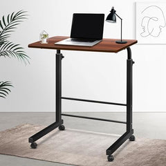 Multipurpose Movable and Foldable Wooden Study Table with Adjustable Height Metal Study Table/Laptop Table for Student and Adults DIY (Do - it -Yourself) (Blue)