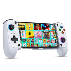 PunnkFunnk Gaming Controller Lite Wireless Bluetooth Gamepad for Android, iOS, PC & Smart TV with Turbo Function, Ergonomic Grip, Rechargeable Battery (X1 Pro Wired)