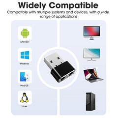 Verilux® Mouse Jiggler Tiny Undetectable Mouse Mover with 3 Jiggle Modes