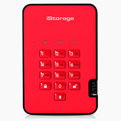 iStorage diskAshur2 256-bit 256GB USB 3.1 secure encrypted solid-state drive - Black IS-DA2-256-SSD-256-B