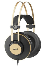 AKG K52 Closed Back Wired Headphones,Over Ear Wired,Black
