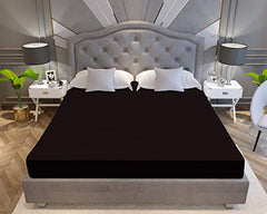 La Verne 100% Waterproof Premium Cotton Feel Mattress Protector Queen Size 78 x 60 Inches | Breathable and Hypoallergenic Ultra Soft Fitted Bed Protector Cover
