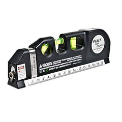 New Binoax Multipurpose Level Laser Horizon Vertical Measure Tape Aligner Bubbles Ruler #P00243#