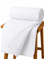 Mattress Protector King Size Waterproof Quilted Mattress Topper Cover with Elastic Corner Straps, Breathable Soft Non-Woven Back, Machine Washable Mattress Pad (72 x 78 Inch,), Grey