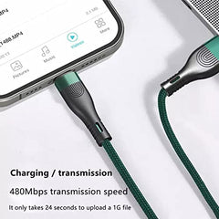 SYGA USB Type-C Cable, 5A - 3.3 Feet (1 Meter) - Lavender