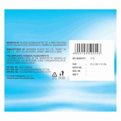 Crystal Scented Garbage Bags Medium 19x22 Inches Blue 120 Bags Pack | Jasmine Scented, 30 Pcs/Roll x 4, Tie-String, For Wet & Dry Waste