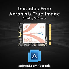 Sabrent 2TB Rocket Q4 2230 M.2 NVMe PCIe 4.0 x4 Gen4 SSD, Up to 5000MB/s,Internal Solid State Drive for Laptop, Surface/Pro, Steam Deck, PS5, ASUS ROG Ally, Dell, HP and Mini PCs (SB-213Q-2TB)