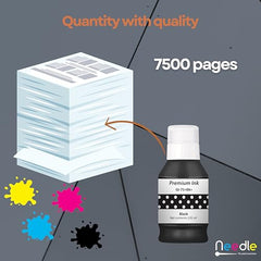 Needle GI 71 Compatible Refill Ink | Made in India | (CMYK 4x1 KG with EazyFill Cap) for Canon Pixma G1020 G2020 G3020 G2060 G3060 G1737 G2770 G3770 G4770 G1730 G2730 G3730 Printers