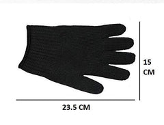 SYGA 1 Pair Steel Wire Safety Anti-Cutting Gloves Gardening Work Butcher Outdoor Arm Sleeves Protection Tool