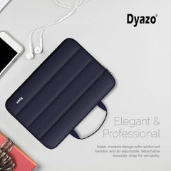Dyazo 15.6 Inch Fluffy Laptop Sleeve | Soft Padded Protection | Water Resistant & Lightweight Laptop Sleeve Case Compatible for MacBook, Dell, HP, Lenovo, Acer, Asus and Other Notebook (Black)