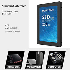 HIKVISION 128 GB 2.5-Inch SATA Internal SSD - 560MB/s Read & 500MB/s Write - 5-Year Warranty (HS-SSD-E100/128 GB)