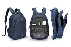 Wildcraft Mosaic 2+1 compartment Laptop Backpack for Work and Travel| 37 litre Capacity|Premium Fabric| Padded Strap| Orgainzer| Water resistant |Black