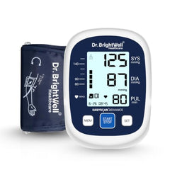 Dr.Brightwell EasyScan Advance USB Type-C Rechargeable BP Monitor | Type-C USB Charging, Irregular Heartbeat Detection, Dual 99-Reading Memory, 3-Year Warranty
