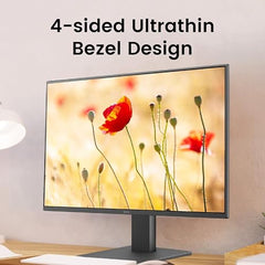 BenQ GW2491 24inch (60.45 cm) FHD IPS Eye-Care Monitor|100Hz| 99% sRGB| 1920x1080| HDMI| DisplayPort| Ultra Slim Bezel| TUV-Certified| Flicker-Free|B.I.| Low Blue Light Plus (Black)