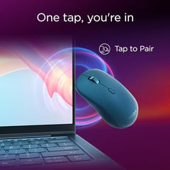 Lenovo Yoga Bluetooth Silent Mouse, 3 Level DPI Adjustment, 36 Month Battery Life, Bluetooth 5.3, 3 Device Paring, Whisper Quiet, Programmable Buttons, Smooth Finish, Luna Grey