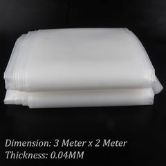 SYGA Agricultural Greenhouse Plastic Film Sheet Cover Polyethylene Farm Film (1M X 2M Black)