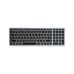 SATECHI Slim X3 Bluetooth Backlit Keyboard with Numeric Keypad – Illuminated Keys & Multi-Device Sync – for M2/ M1 MacBook Pro/Air, M2/ M1 iPad Pro/Air, M2 Mac mini, iMac M1 (Silver)
