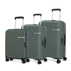 American Tourister PP Liftoff+ Trolley Bag with TSA Lock & 8 Wheel, Hard Check-in Suitcase for Travel with Double Wheel, Seafoam Blue, 55,67,79 cm (Small +Medium +Large), Set of 3Pc (ME5 (4) 11 904)