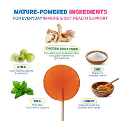 Wellopia Immune Support Pops | Orange & Mixed Berry | Ages 2+ | 15 Pops
