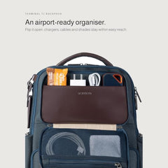scarters Terminal T2 Backpack 24L, Fits 15.6" Laptop (Black)
