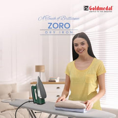 Goldmedal Glide 1100W Dry Iron | Non-stick Weilburger Premium