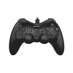 Ant Esports GP115 Wired Gamepad for PC,Laptop,PS3,Android TV &Media Box|USB Gaming Controller with Turbo Function|XInput DInput Support|Dual Analog Sticks|Plug & Play|Steam Compatible|Gamepad-Black