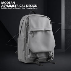 GadgetBite Zenith 32 Litre Laptop Bag with 15.6 Inch Laptop Compartment and Organiser Pocket for Men Women Boys Office College and Travel with Bottle Pocket Laptop Backpack - Black (Grey)