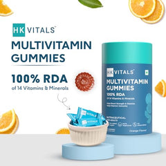 hk vitals Multivitamin Gummies, Orange, 60 Gummies