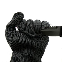 SYGA 1 Pair Steel Wire Safety Anti-Cutting Gloves Gardening Work Butcher Outdoor Arm Sleeves Protection Tool