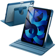 JETech 360° Rotating Case for iPad Air 11" M4/M3/M2 & Air 5/4 10.9", Black