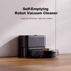 RJ Teendow G20 Robot Vacuum and Mop | 1400Pa Max Suction | Wet & Dry Cleaning | Random Navigation | App Control | 110 Min Runtime